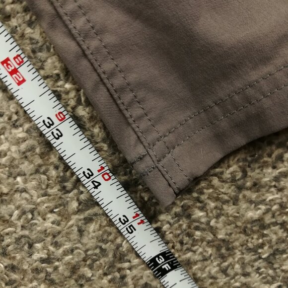 Prana Pants Halle Bootcut Leg Roll Up Convertible Stretch Gray Womens 6 Tall - Picture 9 of 11